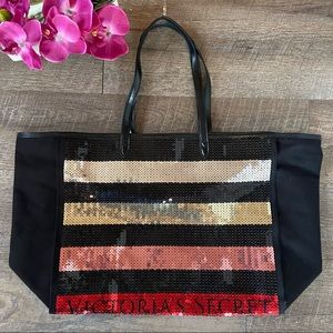VICTORIA'S SECRET Sequin Weekend Carryall Tote